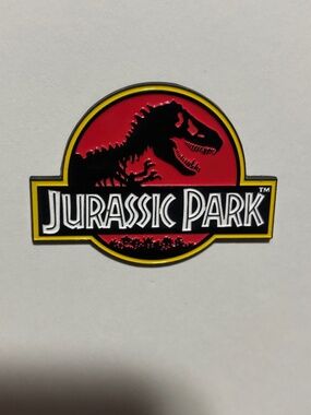 Jurassic Park Logo Enamel Pin
